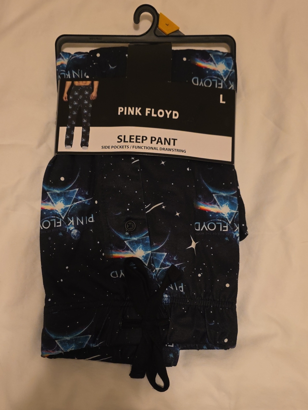 Pink Floyd Men's Black Galaxy Prism Sleep Pants